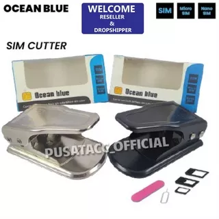 SIM CUTTER DUAL SIM/Pemotong Sim Card 2in1 Micro & Nano Sim Card + Adapter ( Sim Cutter )