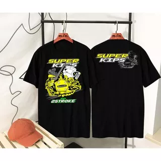 KAOS DISTRO/ATASAN PRIA/KAOS PRIA/KAOS  RACING NINJA SUPER KIPS HITAM