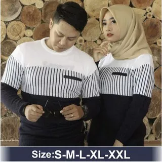 Baju Coupel Sweater Rajut PREMIUM S M L XL XXL XXXL 4XL Zico Baju Couple Pasangan BIG SIZE