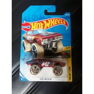 hotwheels OLDS 442 W-30 Hw art cars hotwheels model ban besar big foot