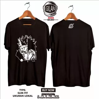 Kaos Baju Naruto vs Sasuke Rival Konoha Kaos Anime Distro - Gilan Cloth