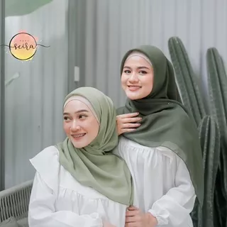 [BISA COD] Bella Square Hijab Segiempat / Kerudung Segi Empat Bella Square / Jilbab Segiempat Bela (Kain Tebal Adem Tidak Menerawang)