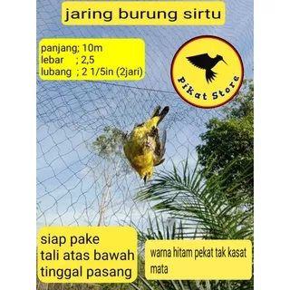 jaring burung sirtu, jaring burung kecil, jaring burung, berburu dengan jaring