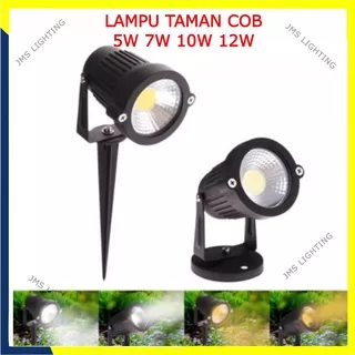 LAMPU TAMAN SOROT LED 5W 7W 10W 12W COB / 5 WATT / LAMPU TAMAN PUTIH KUNING RGB TANCAP 5WATT 7WATT 10WATT 12WATT OUTDOOR 5W GARDEN LAMP 5 W