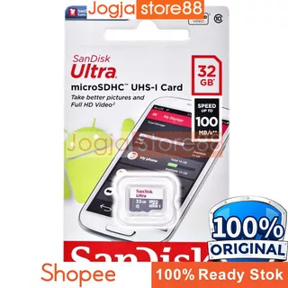 Memory Card SanDisk Ultra | microSDHC Card UHS-I Class 10 (100MB/s) 32GB