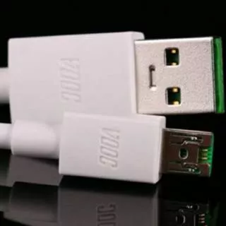 Oppo Kabel data dan charger Vooc Micro Usb Original / kabel data fast charging