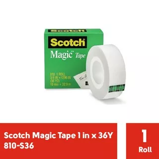 3M Scotch Magic Tape 810 1 x 36Y - Isolasi Lakban Bening