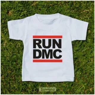 Kaos Band Anak Run Dmc putih