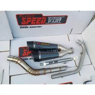 KNALPOT AKRAPOVIC CABANG R15 V3 V2 CBR 150R CB150R XABRE GSX VIXION BYSON TIGER VERZA SATRIA FU JUPITER MX KING CB150X