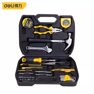 Deli Household Tool Kits / Set Perkakas Rumah Alat Pertukangan 31pcs/set Alat Perkakas DL5972