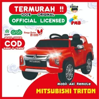 Mobil Aki Mobil Listrik PMB 8688 Mitsubishi Triton ORIGINAL Motor Aki Mobil Remote Mobil RC