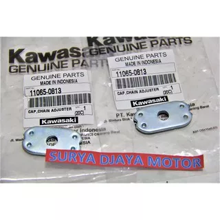 Sepasang Plat Tutup Arm Arem Setelan Rantai Ninja RR 150 Original Kawasaki 11065-0813