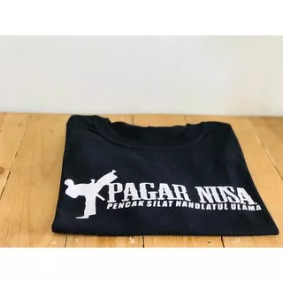 Kaos Baju Tshirt Pencaksilat Pagar Nusa Custom Lengan Panjang Combed 30S Termurah Kualitas Distro