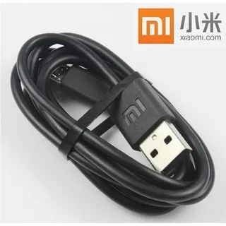 [KN ACC] KABEL DATA XIAOMI MICRO USB ORIGINAL 100% 2A BLACK
