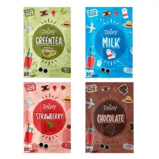 Masker Daisy Organik Face Mask 20gr XPF Organic All Varian Chocolate Greentea Strawberry Milk 20gr