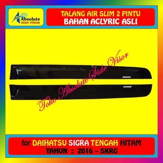 Talang Air (Tengah) Sigra 2016 Up - Daihatsu - Model Slim - Warna Hitam - Merk Absolute