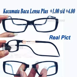 Kacamata baca plus magnet gantung di leher kalung frame lentur - kacamata baca plus pria wanita
