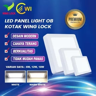 Lampu Downlight Lampu Panel LED 6 Watt OB Kotak Wing Lock