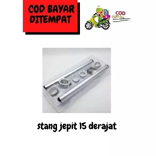 SILVER stang jepit 15 derajat Fu ninja r rr RX king Vixion GOLD DRAG