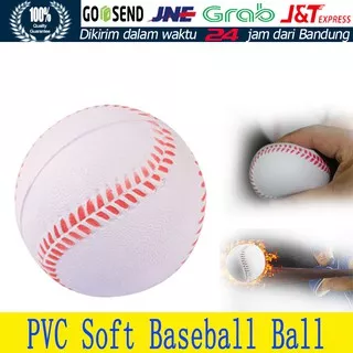 Puith Baseball Softball Base Ball Soft Ball Bola Kasti Bahan PU Lembut Ukuran 9 Inci untuk Latihan