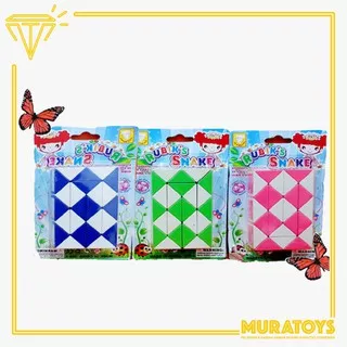 Mainan Rubik Snake/ Mainan  Rubik Ular/ Mini Rubik Warna 588L