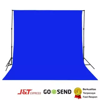 Background biru benhur 80 gsm, kain furing,kain spunbond