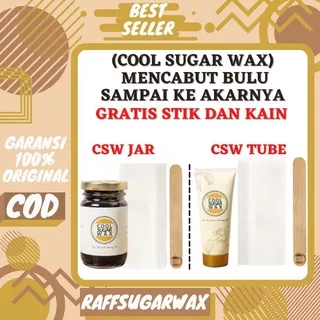 Cool Sugar Wax Waxing Kit Original Penghilang Pencabut Bulu Rambut Ketiak Ketek Kaki dan Kemaluan