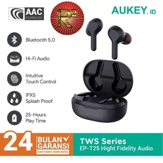 Aukey EP-T25 TWS Bluetooth/Headset High Fidelity Audio Original Garansi Resmi Aukey