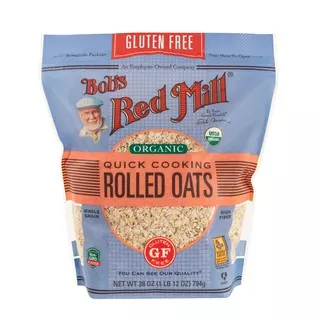 Organic Gluten Free Quick Cooking Rolled Oats ( 794 gr ) - BRM