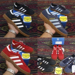 (moe) ADIDAS SPEZIAL HANDBALL BLACK BLUE RED GUM PREMIUM IMPORT BNIB