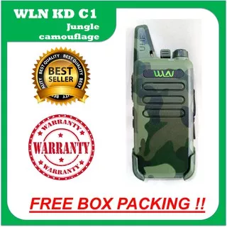 HT WLN KD C1 Jungle Camouflage, KDC1 KD-C1 Loreng doreng tentara army UHF Singleband Handy Talky