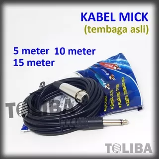 kabel mic mono 5 meter kabel microphone 10 meter kabel mic 6,5mm male to xlr female 15 meter kabel mic 5m