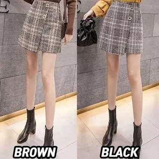 Produk Terbaru! 8928 Brooklyn Skirt/Rok Autumn/Rok mini/Mini skirt ?