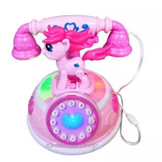 mainan telepon PONY anak jadul / mainan anak telepon kuda pony / telepon mainan anak