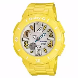 Casio Baby-G BGA-170-9B Yellow Sports Analog Digital Watch Original BGA-170-9BDR Jam Tangan Wanita