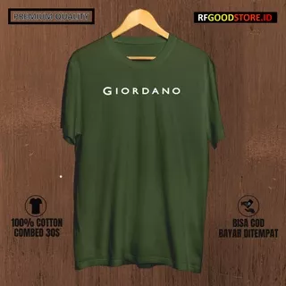 KAOS GIORDANO PREMIUM | KAOS DISTRO PRIA WANITA | KAOS LENGAN PENDEK | BAJU KAOS TSHIRT ATASAN UNISEX TERBARU MURAH