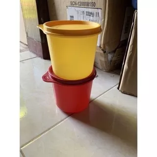 Tupperware Compact Bowl High 2pcs Merah Kuning