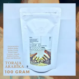 KOPI ARABIKA TORAJA 100 GRAM BIJI DAN BUBUK BY SUTOYO COFFEE