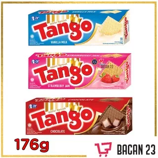 Wafer Tango Long Wafer (163g) ( Cokelat/ Vanilla )/ Bacan 23 - Bacan23