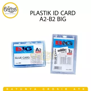 1 PAK (20 LEMBAR) PLASTIK ID CARD A2-B2 BIG / ID CARD HOLDER / PLASTIK ID CARD