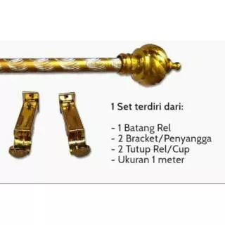 Besi gorden set ukuran 1 meter dan 2 meter