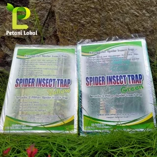 Spider Insect Trap isi 20 Lembar Varian Green&Yellow perangkap kutu Kebul kaper dll