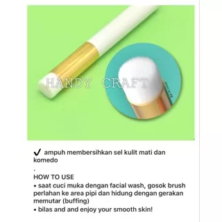 Nose Pore Facial Brush / Pore Buffing brush Pembersih Komedo