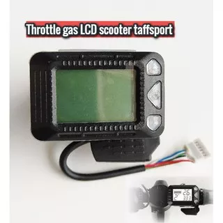 throttle gas LCD scooter taffsport ES2 aleoca onemi lightweight handle gas jempol skuter sparepart