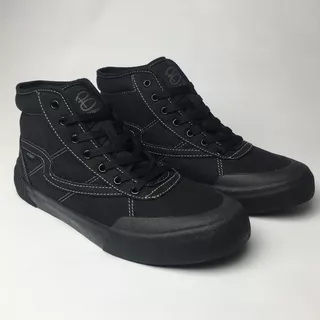 Sepatu Patrobas Equip High Full All Black ( Hitam ) Original | Sneakers Casual Pria Wanita Original