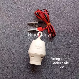 Fitting Lampu Aki / Fitting lampu Accu Inverter DC-AC