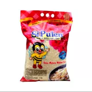 BERAS SI PULEN 5 KG (MUTIARA MEDIUM GRAIN