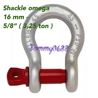 SHACKLE OMEGA 16 MM - 5/8” ( 3,25 TON ) SEGEL OMEGA 16 MM