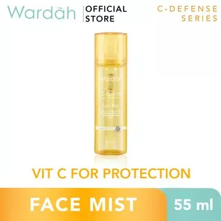 Wardah C Defence  Face Mist Wardah c Defense Face Mist Semprot Wajah Wardah Semprot Muka Kosmetik Wa