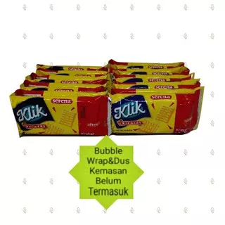 Serena Klik Crackers 12 gr- Pak isi 20 Sachet